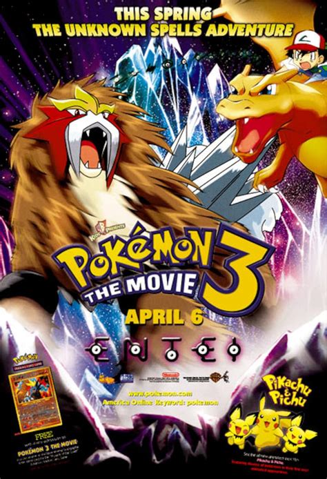 Pokémon 3 The Movie Spell Of The Unown 2000 Imdb