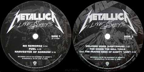 2010 Live At Grimeys Metallica Rockronología