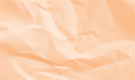 Peach Colored Crumpled Paper Texture Background For Design Decorative