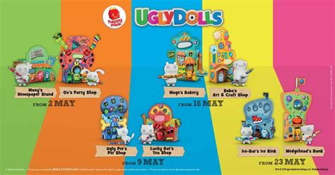 Get these mcdonald's happy meal toys for free with every purchase of mcdonald's happy meal at mcdonald's restaurants! Ugly Dolls Happy Meal Toys Have Arrived at McDonald's ...