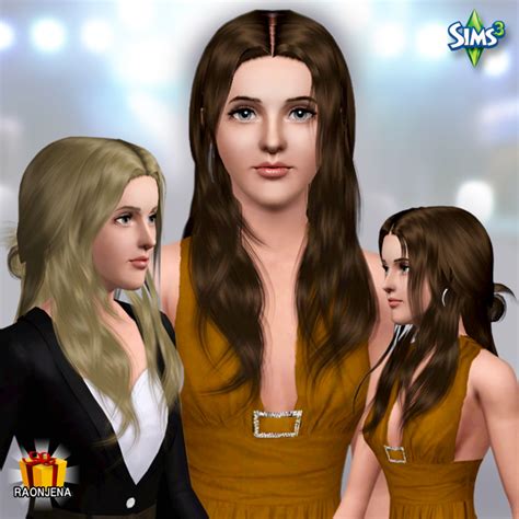 Sims 3 Long Wavy Hair