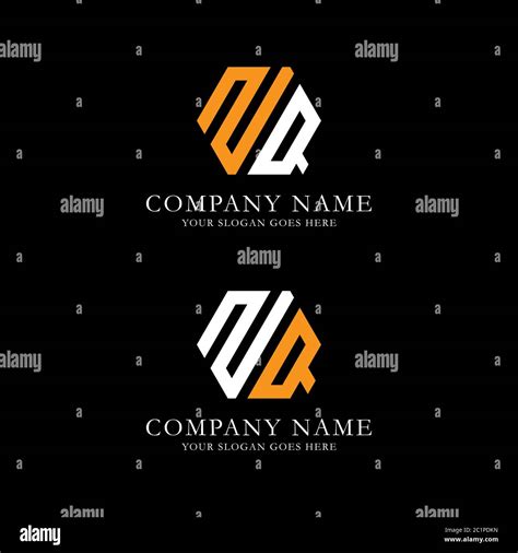 Creative Monogram Letter Zq Logo Vector Line Art Initial Name Logo