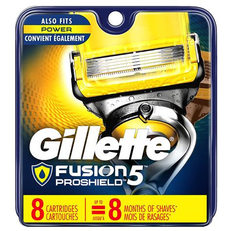 gillette fusion proshield men s razor blade refills 8 count mens razors blades ebay
