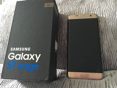 Samsung galaxy s7 edge gold. For Sale: Samsung S7 Edge GOLD 32GB