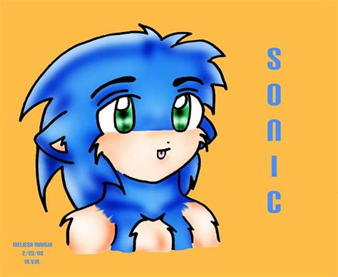 Chibi Sonic By Fallenangel0792 Fanart Central