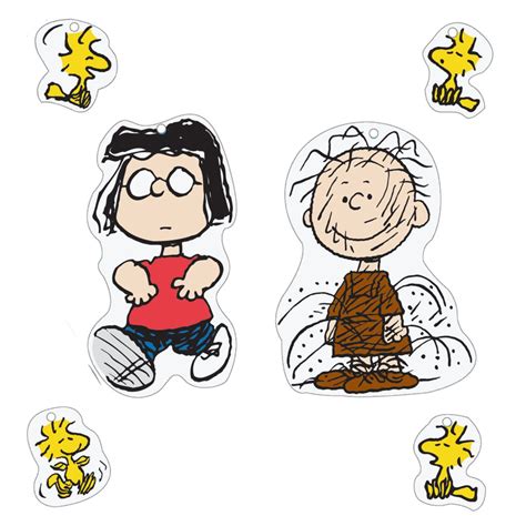 Peanuts Classic Characters 2 Sided Deco Kit 15 Pieces