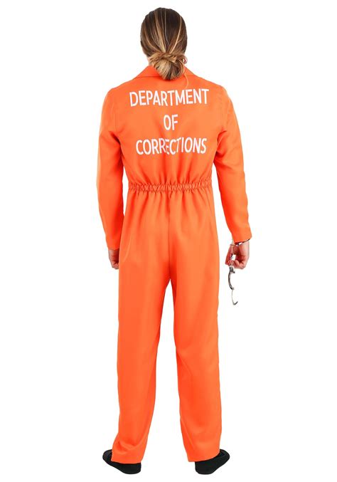 Orange Prison Men S Jumpsuit Holes Costume