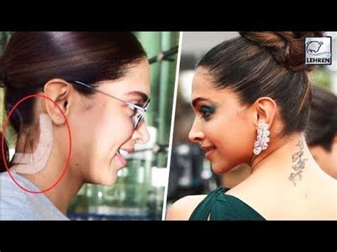 What are the initials of deepika padukone on her neck? Has Deepika Padukone Removed Her Ranbir Kapoor Tattoo ...