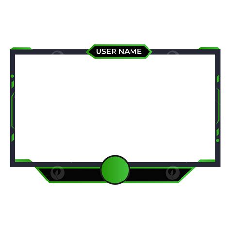 Green Streamers Clipart Png Images Twitch Streamer Panel Overlay Png