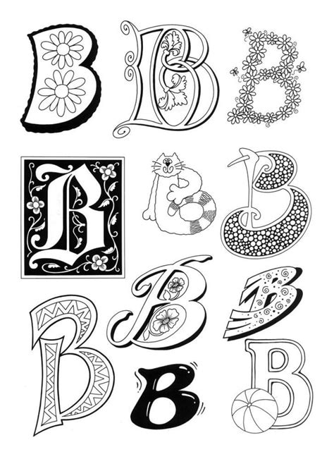 The Letter B In Different Fonts Fonts Store Best Fonts