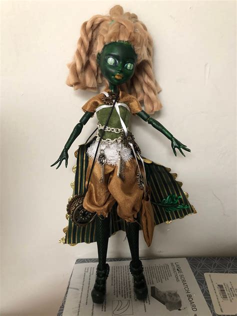 Ooak Custom Monster High Doll Viper Etsy