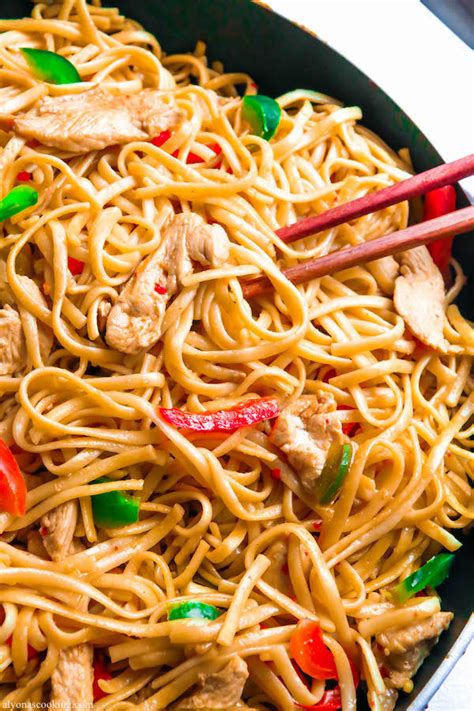 Slice the chicken into 2 inch slices. EASY Chinese Noodles Recipe