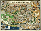 [Canada] City of Quebec with Historical Notes - Idea Rare Maps ...