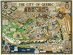 [Canada] City of Quebec with Historical Notes - Idea Rare Maps ...