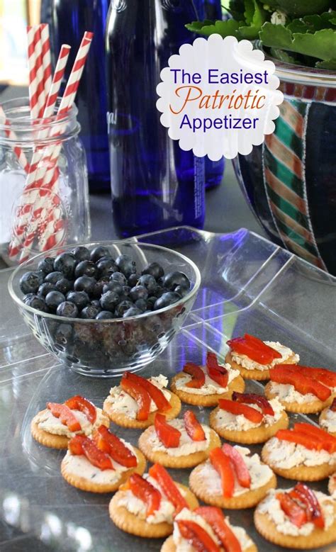 Easy Appetizer With Patriotic Twist Red White And Blue Appetizers