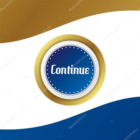Continue Round Sticker Stock Vector Image By ©vectorfirst 45601885