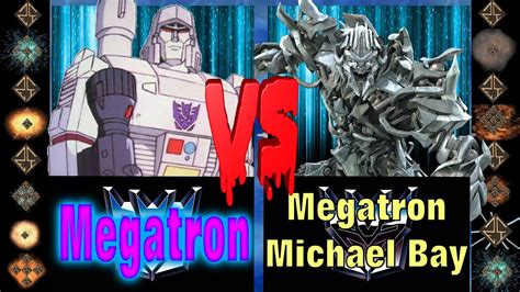 Megatron Transformers 1986 Vs Megatron Transformers Michael Bay