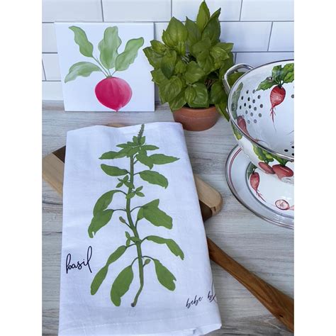 Basil Flour Sack Towel Bebeblu Designs