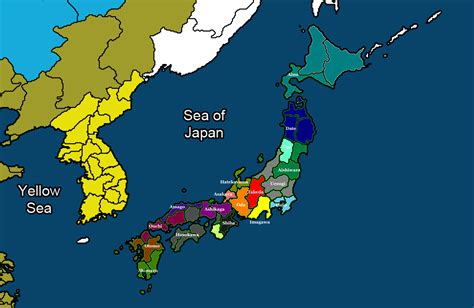 The sengoku period (戦国時代, sengoku jidai), or the warring states period (no, not that one) as a result, most daimyō were more concerned with controlling neighboring clans' territories and didn't. Jungle Maps: Map Of Japan During Sengoku Period