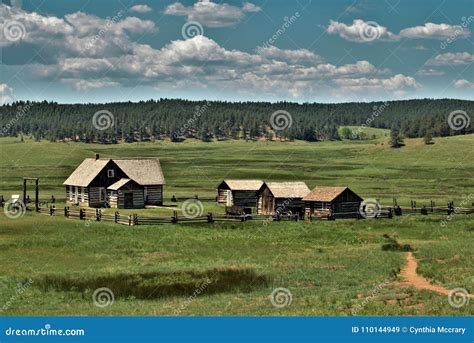 Hornbek Homestead At Florissant Colorado Editorial Stock Image Image