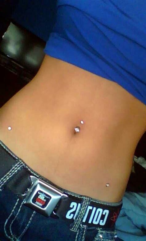 Got My Hips Pierced This Week Microdermals Dermals Piercings Cute