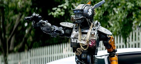 Review In ‘chappie A Smart Robot Runs With The Wrong Crowd The New