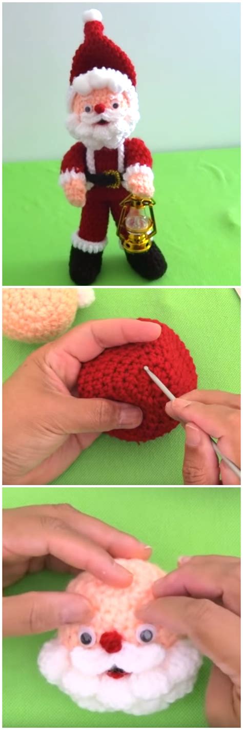 How To Make Santa Claus For Christmas Decor Crochet Ideas
