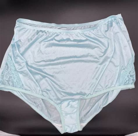 Vanity Fair Vintage Granny Sissy Sheer Nylon Panties Size 9 White 815