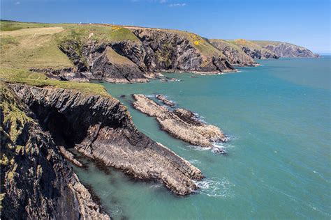 Rugged Wales Coast Path Poppit Sands To Fishguard Wales