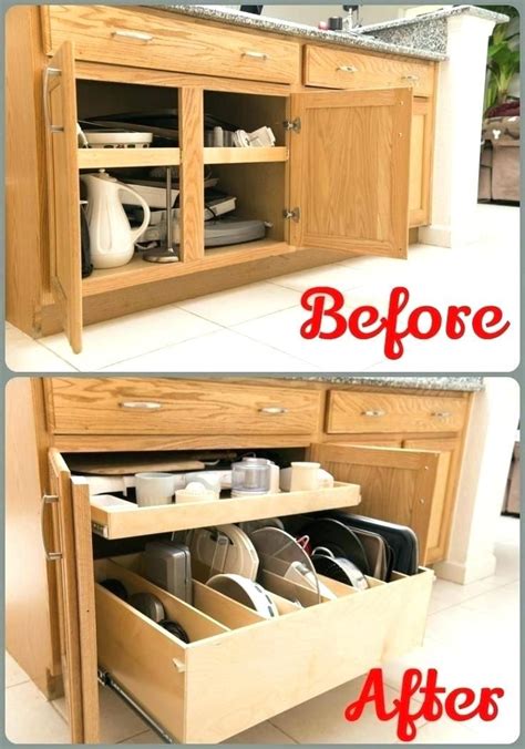 Organizers keep your kitchen cabinets in top shape, so you can always find what you need. Sliding Cabinet Shelves Pull Out Trays For Kitchen ...