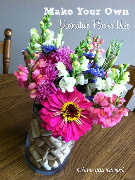 Melanie Gets Married Make Your Own Decorative Flower Vase