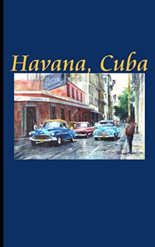 Havana Cuba Travel Journal Notebook Habana Fine Art Small Diy Writing