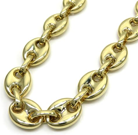 Buy 14k Yellow Gold Gucci Puff Link Chain 24 26 Inches 1150mm Online