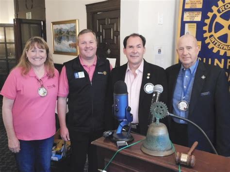 e russell smith honors tom heath with a paul harris fellow rotary club of santa barbara sunrise