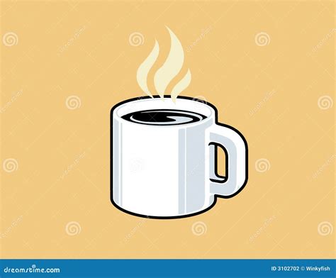 Steaming Mug Of Coffee Vector Illustration 3102702