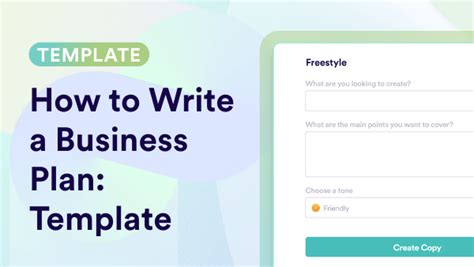 Business Plan Templates How To Write And Examples