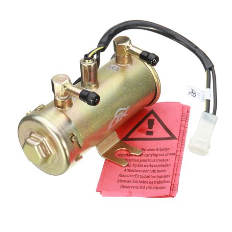 12v Electric Universal Petrol Diesel Fuel Pump Facet Red Top Style Car