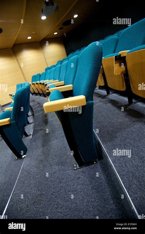 Lecture Theatre Seating In Auditorium Setting Stock Photo Alamy
