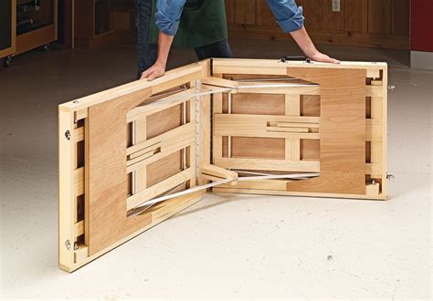 Multipurpose Folding Table Woodworking Project Woodsmith Plans