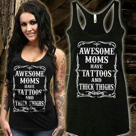 Awesome Tattooed Moms Mom Tattoos T Shirts For Women Monogram Shirts