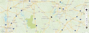 Mapquest Map of North Carolina and Driving directions - Live Maps and ...