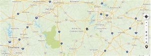 Mapquest Map of North Carolina and Driving directions - Live Maps and ...