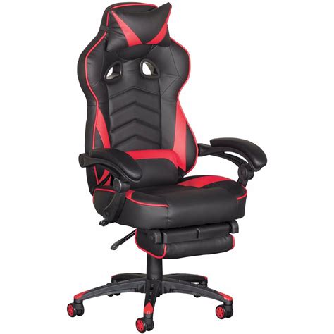 Revolution Red Gaming Chair With Footrest Y 310a Blkred