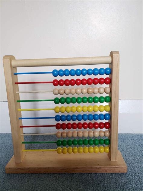 Melissa And Doug® Abacus Classic Wooden Educational Counting Toy With