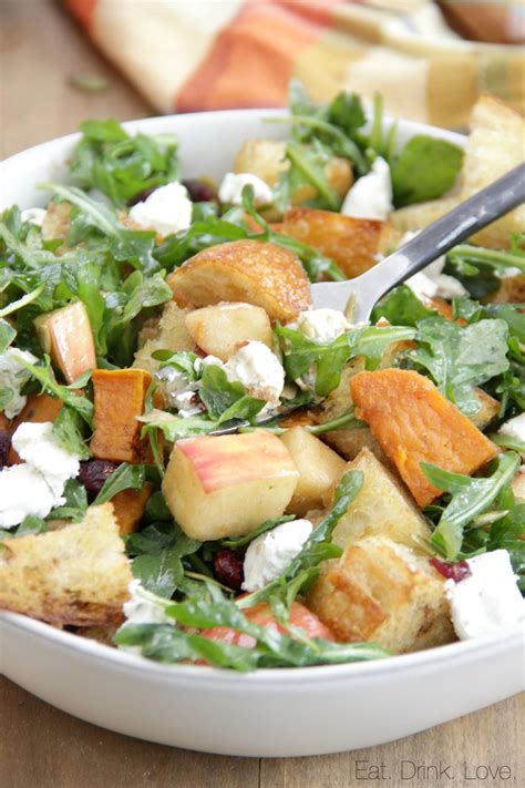 Autumn Panzanella Salad Eat Drink Love