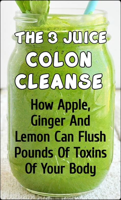 The 3 Ingredients Colon Cleanse And Fat Burn Drink Will Flush Pounds Of Toxins Of Your Body