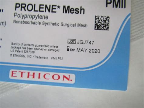New Ethicon Pmii Polypropylene Nonabsorbable Synthetic Surgical