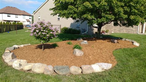 Rock Edging For Berm