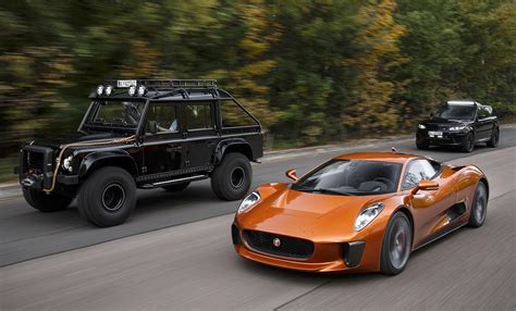 Jaguar C X75 Land Rover Defender And Discovery Spectre Movie Vehicles