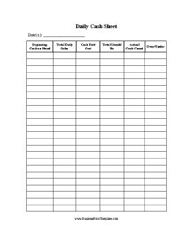 Regardless of intent, both situations take away from your business's bottom line. This printable form is a way for small businesses to keep ...